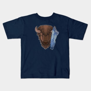 Bison leads, idiots lose Kids T-Shirt